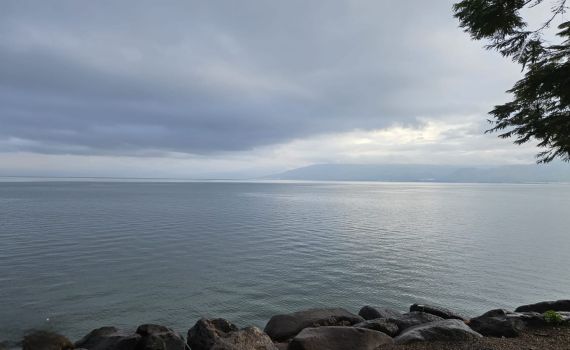 גשמי ברכה: מפלס הכנרת עלה בעוד שני ס"מ