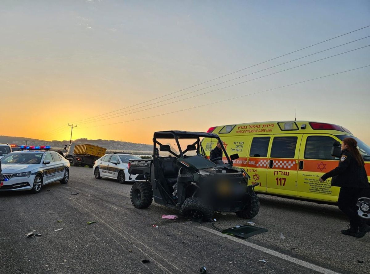אסון על הכביש: נהג רכב שטח נהרג סמוך לדור