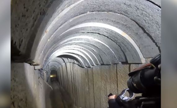 פסע מהגבול: צפו במנהרה שחיברה בין חלקי הרצועה