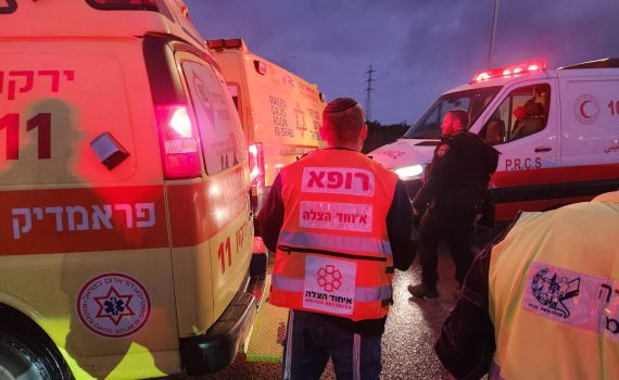 הולך רגל נפצע קשה מפגיעת רכב בירושלים