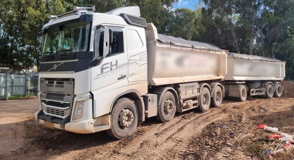 כביש 6: נהג משאית נעצר כשהוא תחת השפעת סמים