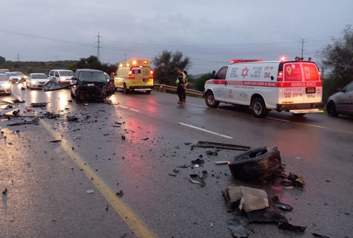 הרוג ושני פצועים בתאונת דרכים סמוך למושב גן שורק