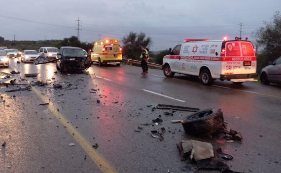 הרוג ושני פצועים בתאונת דרכים סמוך למושב גן שורק
