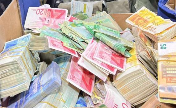 יהודה ושומרון: 40 מליון ש"ח הוחרמו מארגוני טרור