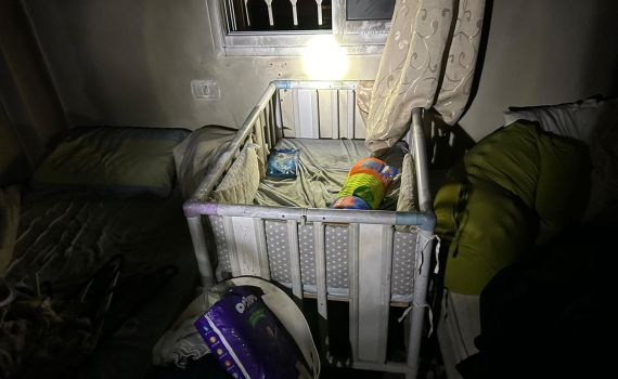 תינוק נכווה בשריפה בצפת, מצבו קשה