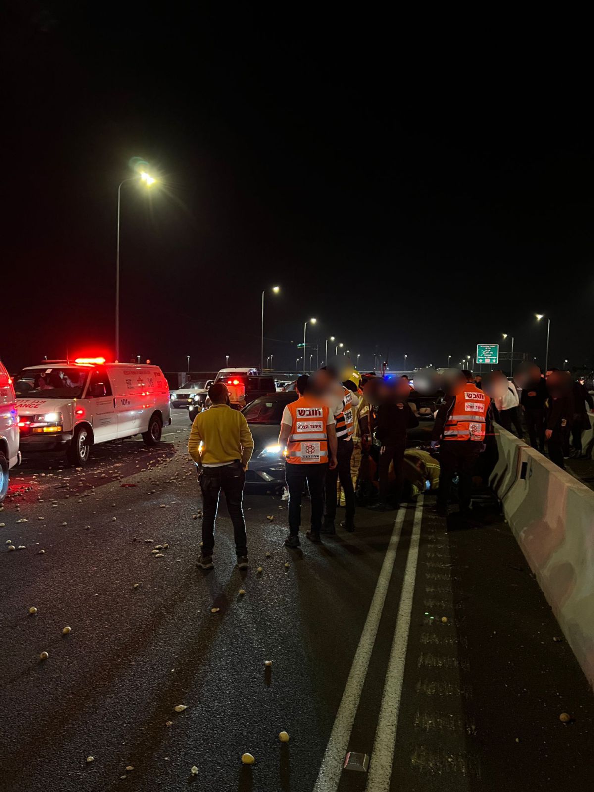 ארבע נשים נפצעו בתאונת דרכים בצומת כרמיאל
