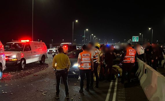 ארבע נשים נפצעו בתאונת דרכים בצומת כרמיאל