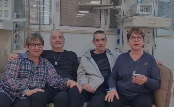 החטופים שחולצו הפתיעו את לוחמי הימ"מ | צפו