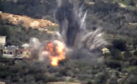 צה"ל תקף עשרות מטרות של חיזבאללה בלבנון