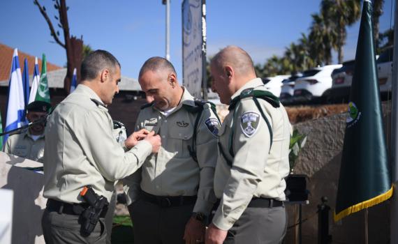 החליפו תפקידים: נצ"מ עירן לוי מונה למפקד מג"ב צפון