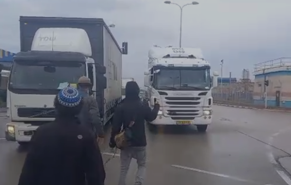 המחאה נגד הסיוע לעזה: 2 מפגינים נעצרו בנמל אשדוד