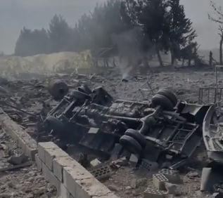 צה"ל: תקפנו בבקעת הלבנון מחסני נ"מ של חיזבאללה