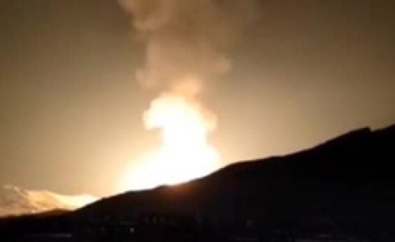 פיצוץ ענק באיראן: קו גז ראשי עלה בלהבות