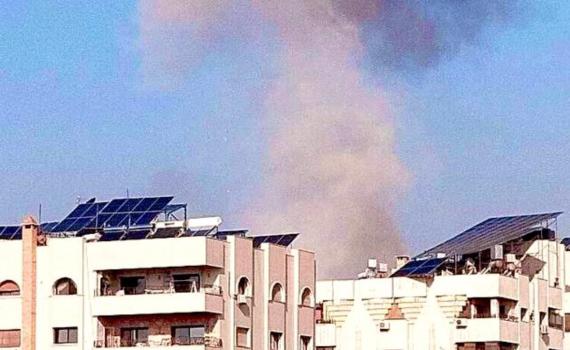 דיווח: פיצוצים חזקים ותקיפה בדמשק