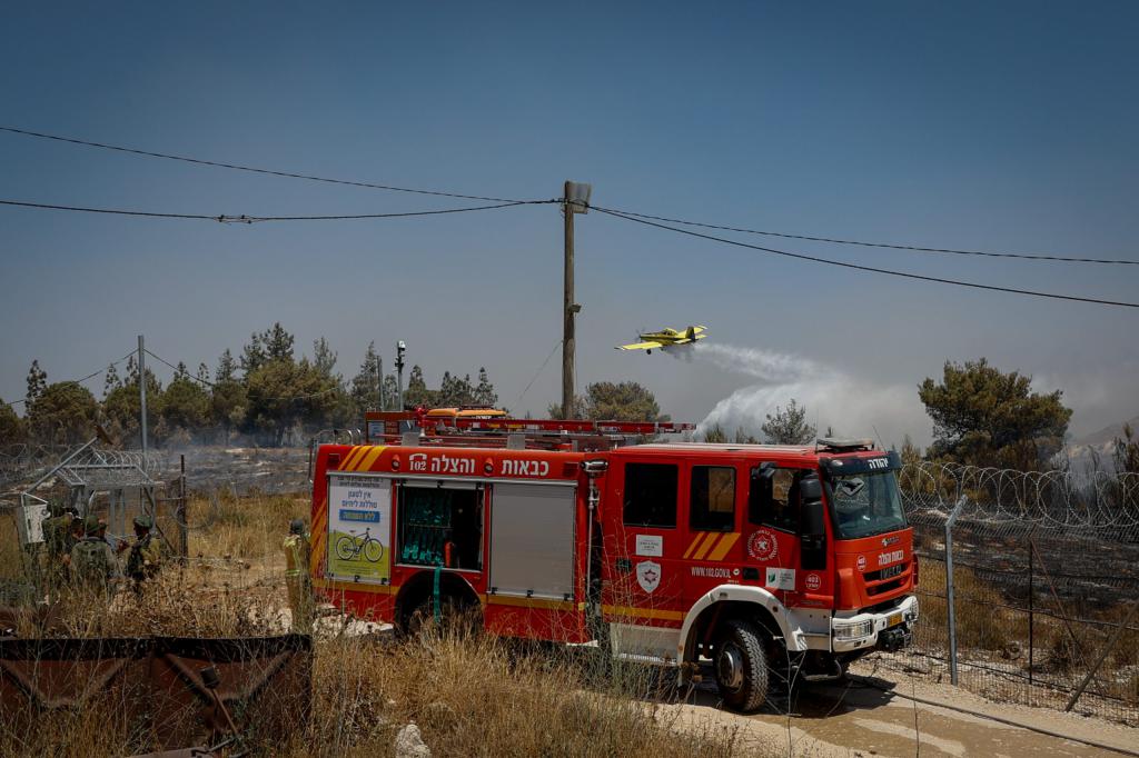שריפה פרצה בביה"ח בי-ם: שני נפגעים משאיפת עשן