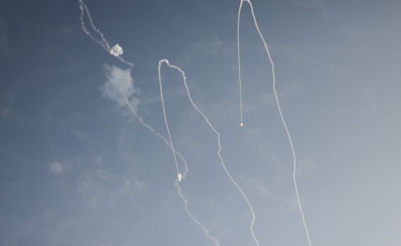 האזעקה בכרם שלום: חיל האוויר יירט רקטה ששוגרה מהרצועה