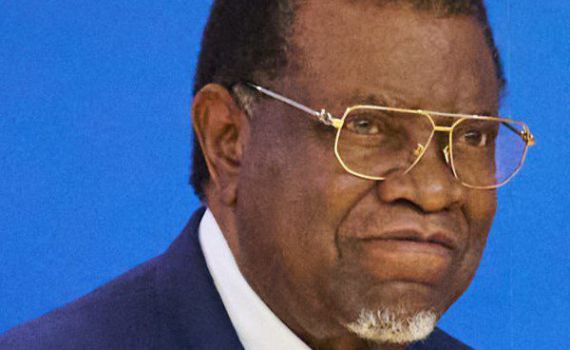 במהלך טיפול לסרטן: נשיא נמיביה מת בבית החולים