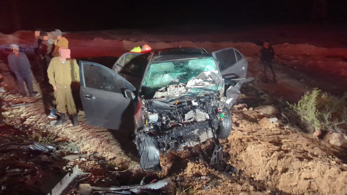 כבישים אדומים: שני פצועים קשה בתאונה סמוך לעבדת