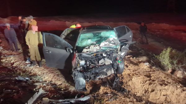 כבישים אדומים: שני פצועים קשה בתאונה סמוך לעבדת