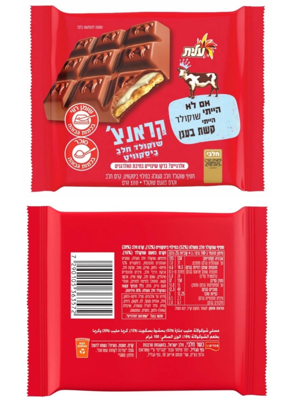 שטראוס מודיעה: ריקול לביסקוויט השוקולד המוכר