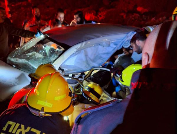 5 פצועים בהם אישה במצב קשה בתאונה בכביש 5066