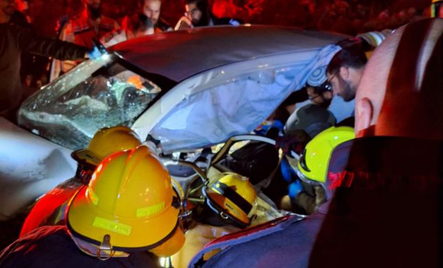  5 פצועים בהם אישה במצב קשה בתאונה בכביש 5066