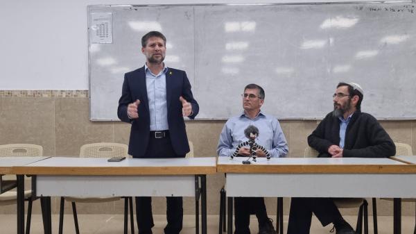 שר האוצר בצלאל סמוטריץ: "ישיבות ההסדר זה 100% תורה וצבא"