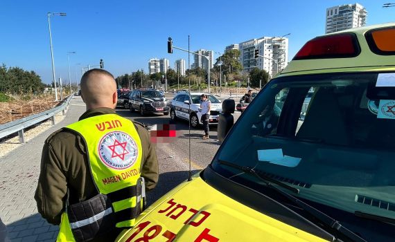 טרגדיה בטירת הכרמל: רוכב אופניים נהרג מפגיעת רכב