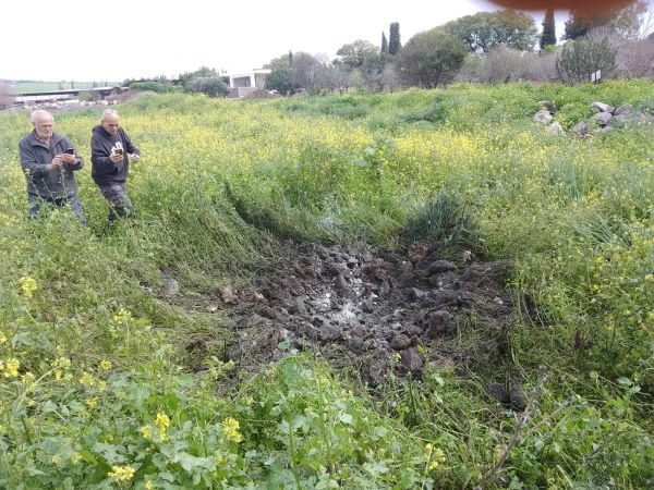 פיצוץ נשמע בגליל התחתון, שרידי פריט אותרו במקום
