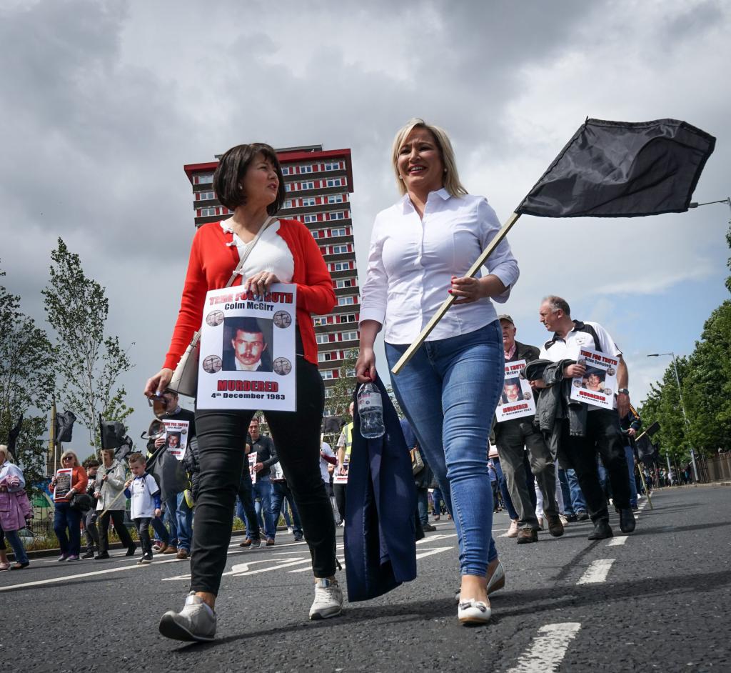 היסטוריה בצפון אירלנד: המנהיגה הלאומנית תכהן כשרה