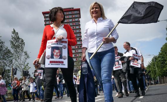 היסטוריה בצפון אירלנד: המנהיגה הלאומנית תכהן כשרה