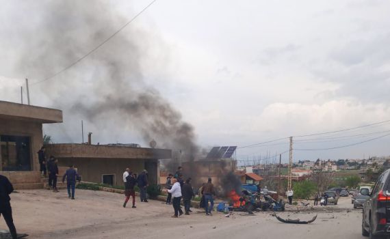 לבנון: כלי טיס חיסל מהאוויר מחבלים באזור הבקעא