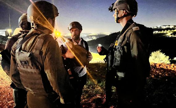 הר ברכה: מחבל עם סכין ניסה לתקוף בגבעת רונן