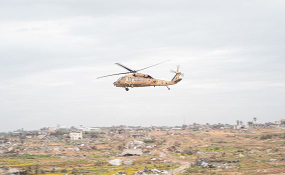 מסוקי קרב הוזנקו לאזור דרום ים המלח בעקבות חשש לחדירה