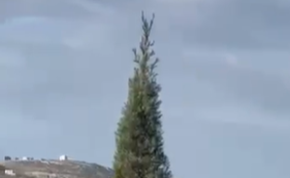 צפו: מסוק קרב פתח בירי על מחבל בבנימין