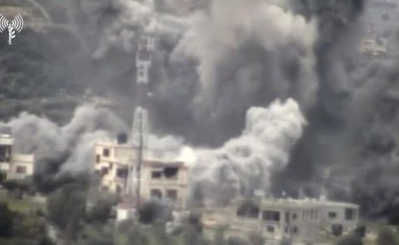 הלחימה בצפון: צה"ל תקף מבנים צבאיים של חיזבאללה