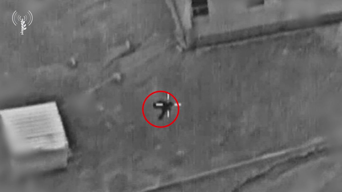 תיעוד: כלי טיס חיסל מחבל שתצפת על כוחות צה"ל