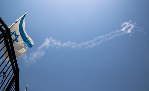 צפת: טיל מיירט פגע במטרה באוויר; לא הייתה אזעקה