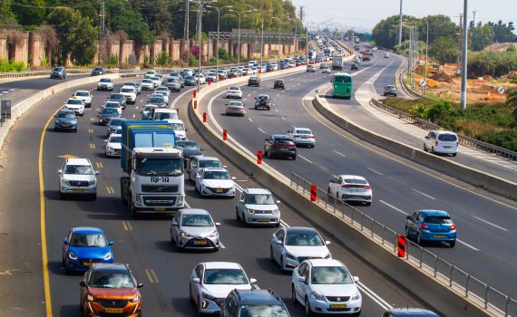 נהגים שימו לב: כביש החוף לכיוון דרום ייחסם לתנועה