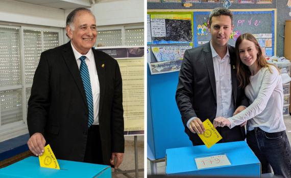 בתום 40% מספירת הקולות: יהב 57% עציוני 42%