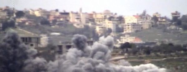 מטוסי קרב תקפו יעדים צבאיים בלבנון. צפו בתיעוד