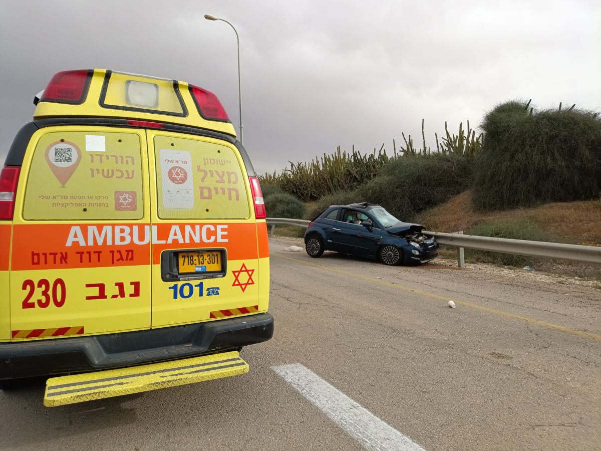 3 פצועים בתאונת דרכים פונו במסוקים לבתי החולים