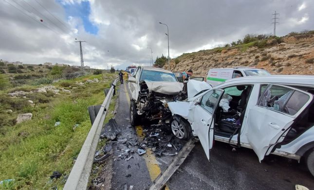  3 ערבים נהרגו בתאונה בין כלי רכב ישראלי לפלסטיני