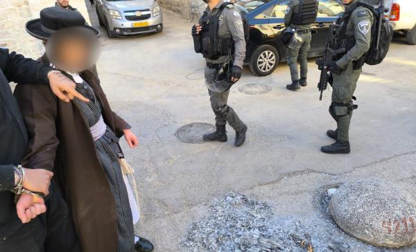 בזמן מלחמה: קיצוניים הניפו דגלי פלסטין והציתו דגל ישראל