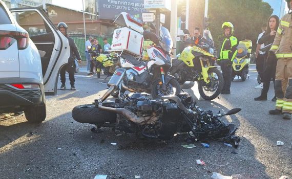 נקבע מותו של נהג האופנוע שנפצע אנוש בתאונה בפ"ת