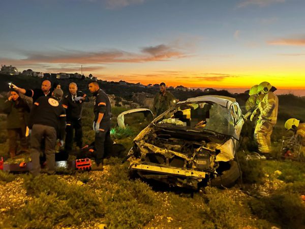שלושה הרוגים בתאונה קטלנית סמוך לגבעת אסף