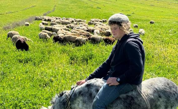 בנימין נאבק ברוצחיו שהתנפלו עליו בסכינים וסלעים