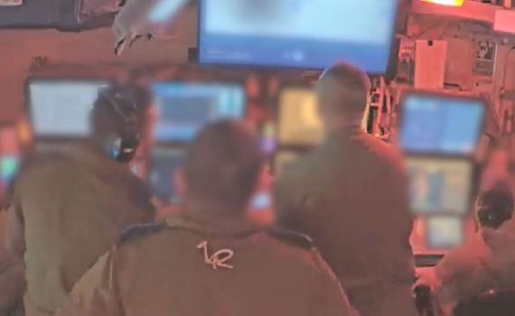 צה"ל מפרסם את היירוט הימי הראשון של כיפת ברזל