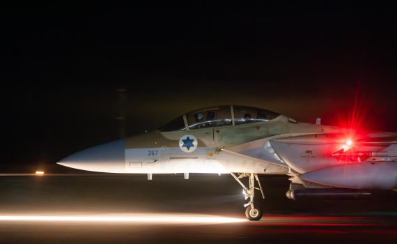 תיעוד מיוחד: כך חיל האוויר יירט את השיגורים מאיראן