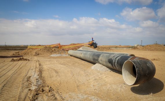 בזמן המלחמה: ישראל פותחת קו מים נוסף לעזה